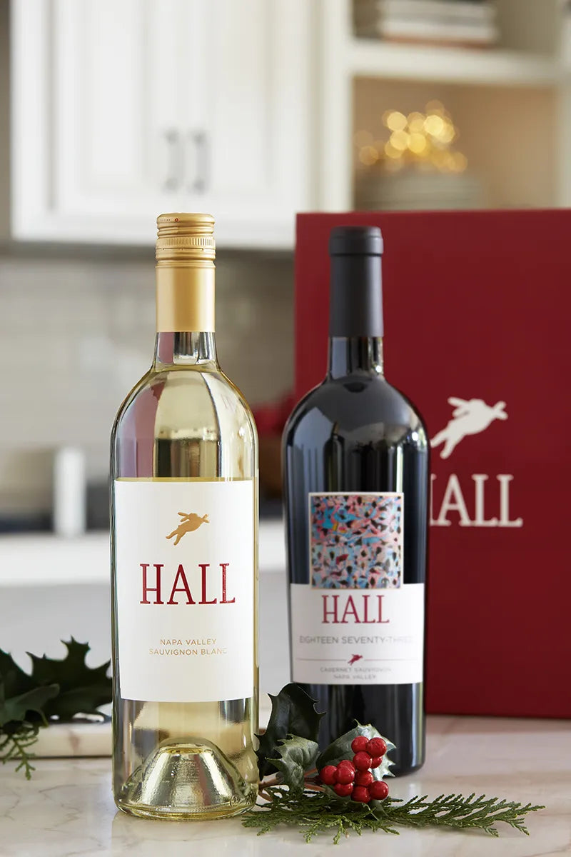 HALL Red & White Gift Set